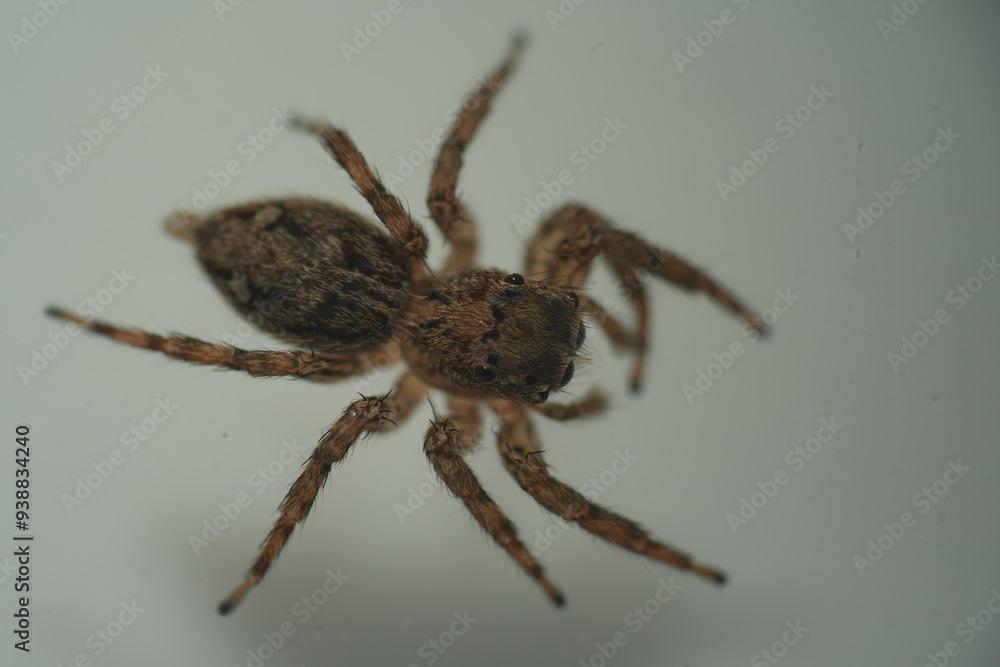 The Pantropical Jumping Spider (scientific name: Plexippus paykulli) is a species of jumping spider known for its distinctive appearance and remarkable agility.|褐條斑蠅虎 The Pantropical Jumping Spider (scientific name: Plexippus paykulli) is a species of jumping spider known for its distinctive appearance and remarkable agility.|褐條斑蠅虎