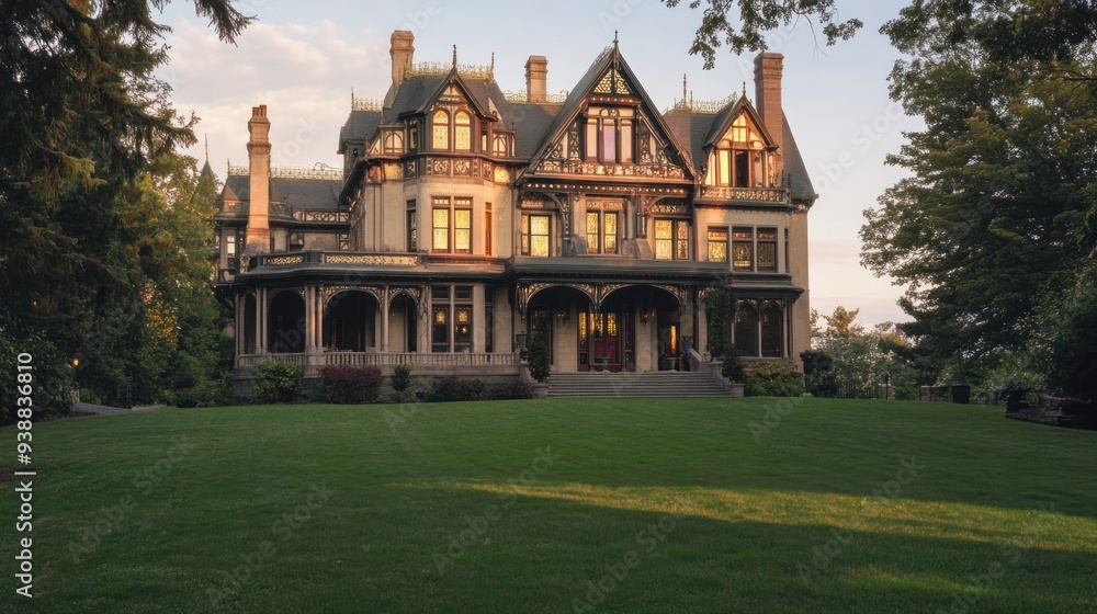Historic Mansion on a Lush Lawn Historic Mansion on a Lush Lawn