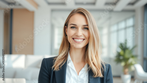 Portrait of a smiling businesswoman Free Download Portrait of a smiling businesswoman - GFXLoad