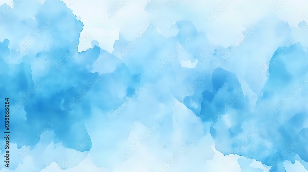 Abstract Watercolor Blue Background. Abstract Watercolor Blue Background.