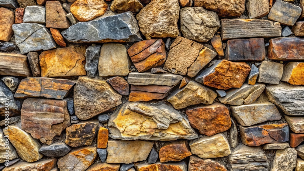 A natural stone wall textured background with worn, grey, and brown rocks arranged in a rustic, organic pattern, perfect for outdoor and adventure themes. A natural stone wall textured background with worn, grey, and brown rocks arranged in a rustic, organic pattern, perfect for outdoor and adventure themes.