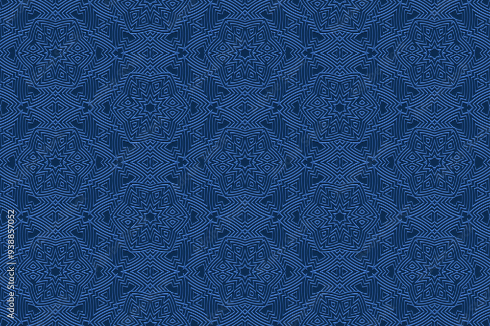 Embossed boho blue floral background, tribal cover design, banner. Geometric 3D pattern, embossing. Ornaments, handmade. Artistic ethnicity of the East, Asia, India, Mexico, Aztec, Peru.
Embossed boho blue floral background, tribal cover design, banner. Geometric 3D pattern, embossing. Ornaments, handmade. Artistic ethnicity of the East, Asia, India, Mexico, Aztec, Peru.