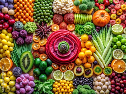 Vibrant Color Harmony FoodArt