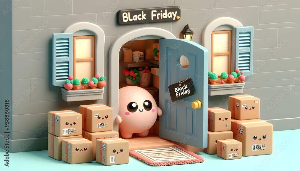 Obraz premium Home Sweet Haul: Black Friday Boxes