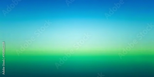 Gradient backdrop transitioning smoothly from green to blue, creating a serene and tranquil ambiance