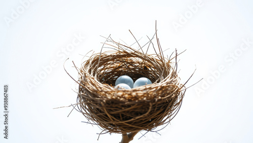 Nest with Two Eggs