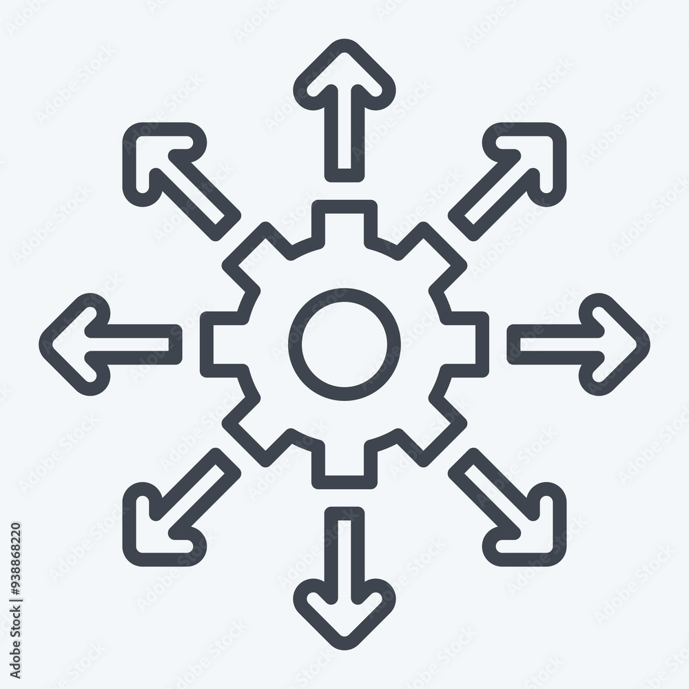 Icon Options. related to Choice symbol. line style. simple illustration Icon Options. related to Choice symbol. line style. simple illustration