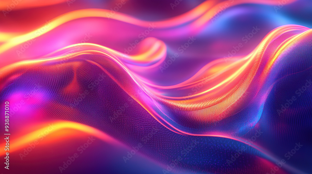 3D render of an abstract background with colorful 3D render of an abstract background with colorful