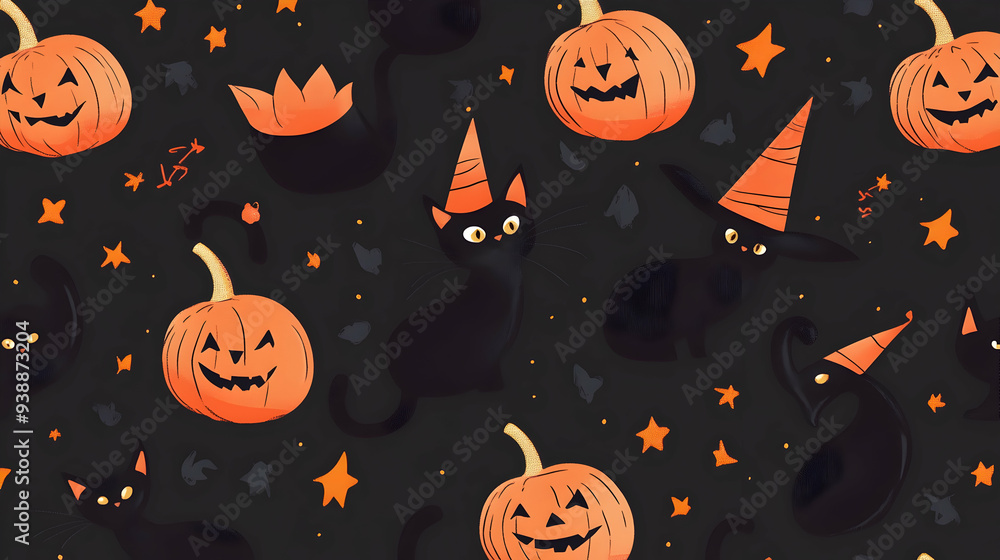 halloween seamless background halloween seamless background