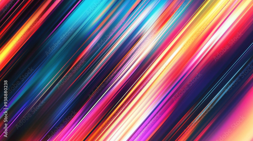 Abstract Diagonal Stripes in Vibrant Colors Abstract Diagonal Stripes in Vibrant Colors