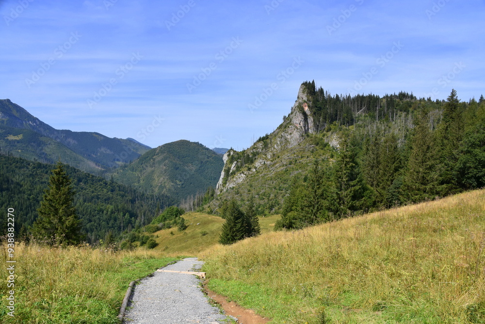 Zawiesista Eljaszowa Turnia, szczyt, Miętusia Polana, Tatry Zachodnie, Tatrzański Park Narodowy, Kościelisko, Małopolska, Polska, Europa,