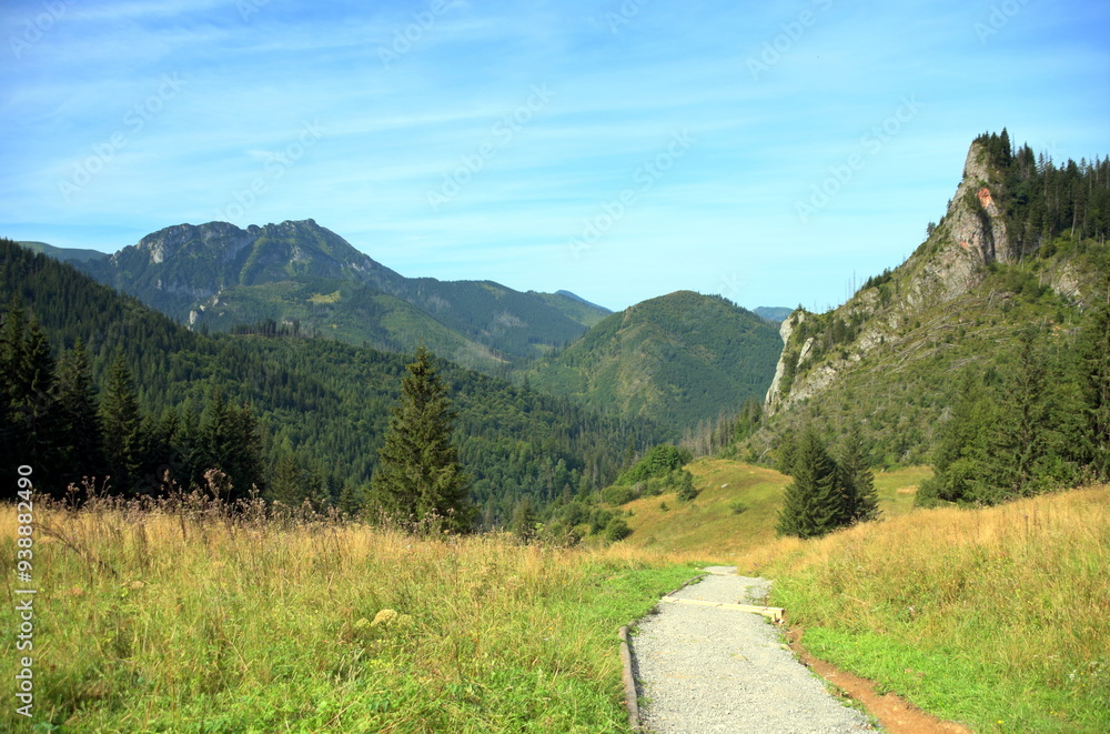Zawiesista Eljaszowa Turnia, szczyt, Miętusia Polana, Tatry Zachodnie, Tatrzański Park Narodowy, Kościelisko, Małopolska, Polska, Europa,