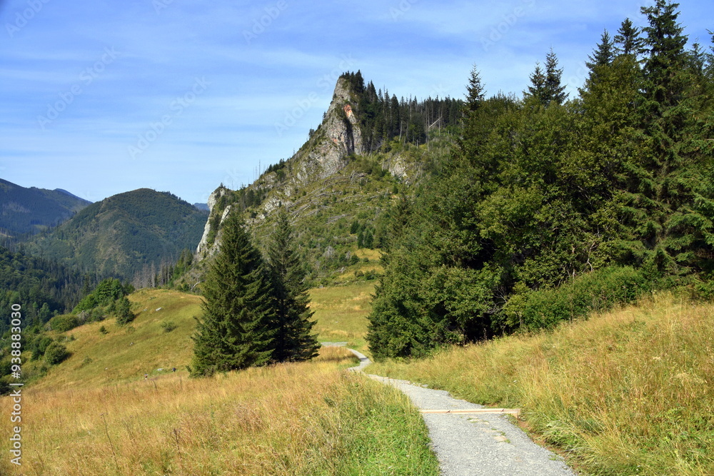 Zawiesista Eljaszowa Turnia, szczyt, Miętusia Polana, Tatry Zachodnie, Tatrzański Park Narodowy, Kościelisko, Małopolska, Polska, Europa,