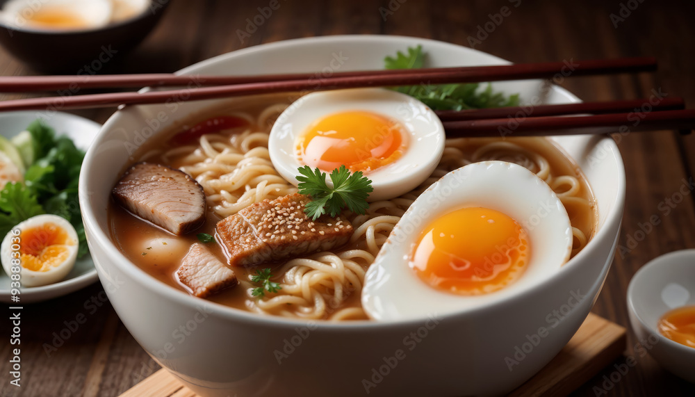 Delicious pasta with nimrou in a bowl on a wooden table Delicious pasta with nimrou in a bowl on a wooden table
