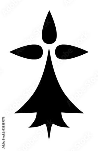 Black Ermine used in heraldry