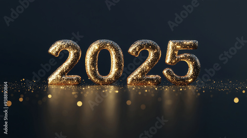 2025 | New Year 2025 | 3d 2025 | New Year greetings 2025 | Year 2025 golden 3d | Happy New Year 2025