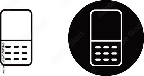スマートフォン、携帯電話のアイコン素材