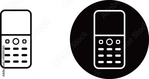 スマートフォン、携帯電話のアイコン素材