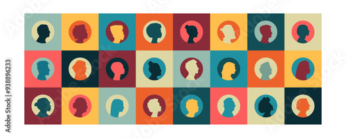 Set of icons. Modern colourful design.