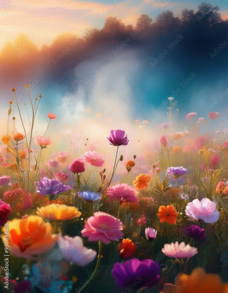 Obraz premium Fragrant Field of Dreams