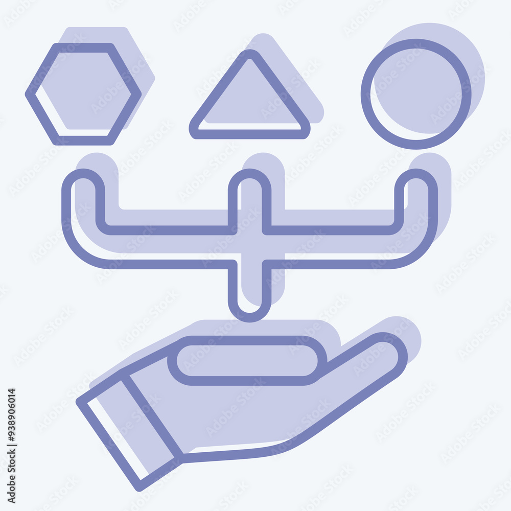 Icon Assortment. related to Choice symbol. two tone style. simple illustration Icon Assortment. related to Choice symbol. two tone style. simple illustration