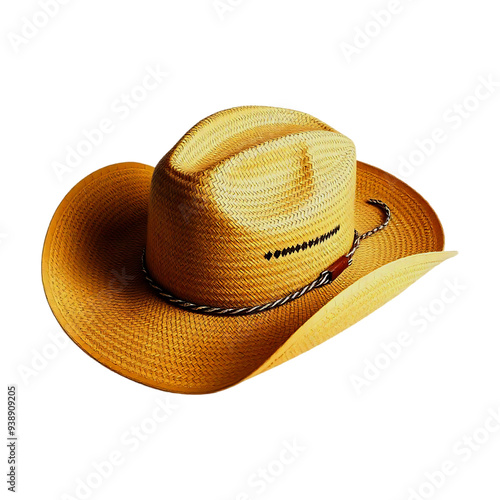 PNG a straw hat on a transparent background