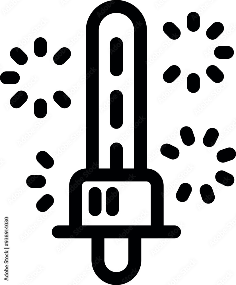 Sparkler firework exploding with sparks for new year celebration Sparkler firework exploding with sparks for new year celebration