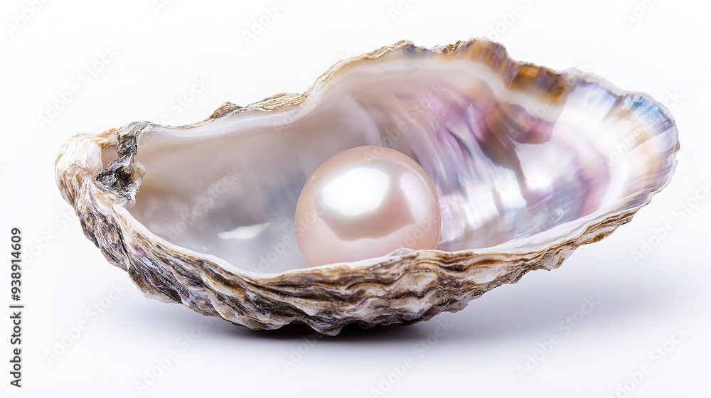 The bright and beautiful pearl in the shell, AI generated. The bright and beautiful pearl in the shell, AI generated.