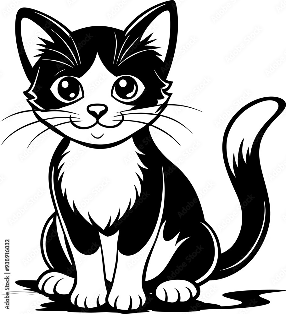 black cat cartoon, cat vector ,kitten vector black cat cartoon, cat vector ,kitten vector