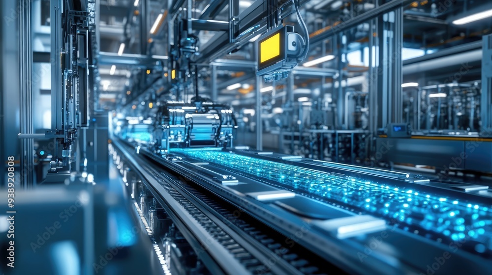 Factory Producing Hydrogen Fuel Cells Efficiently on a Modern Assembly Line Factory Producing Hydrogen Fuel Cells Efficiently on a Modern Assembly Line