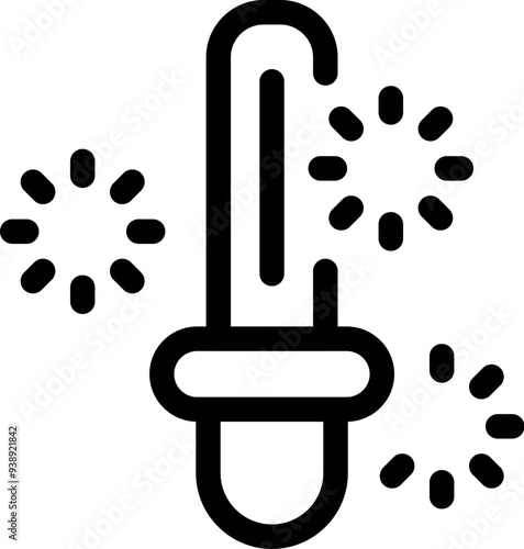Uv lamp emitting ultraviolet light, disinfecting and sterilizing, eliminating bacteria and viruses