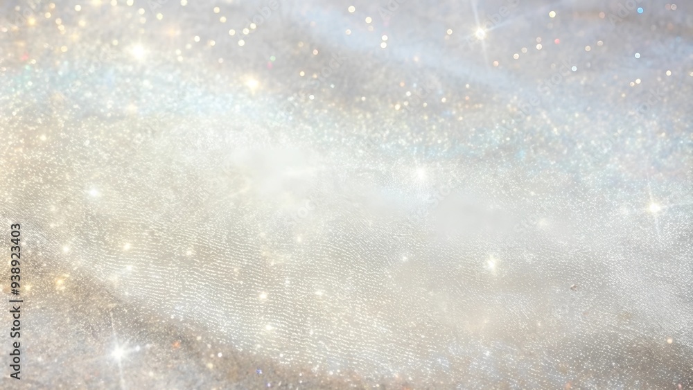 Luminous white texture with sparkling highlights and mystical glow Luminous white texture with sparkling highlights and mystical glow