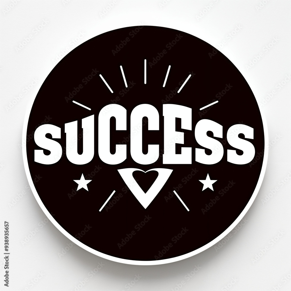 success text design success text design