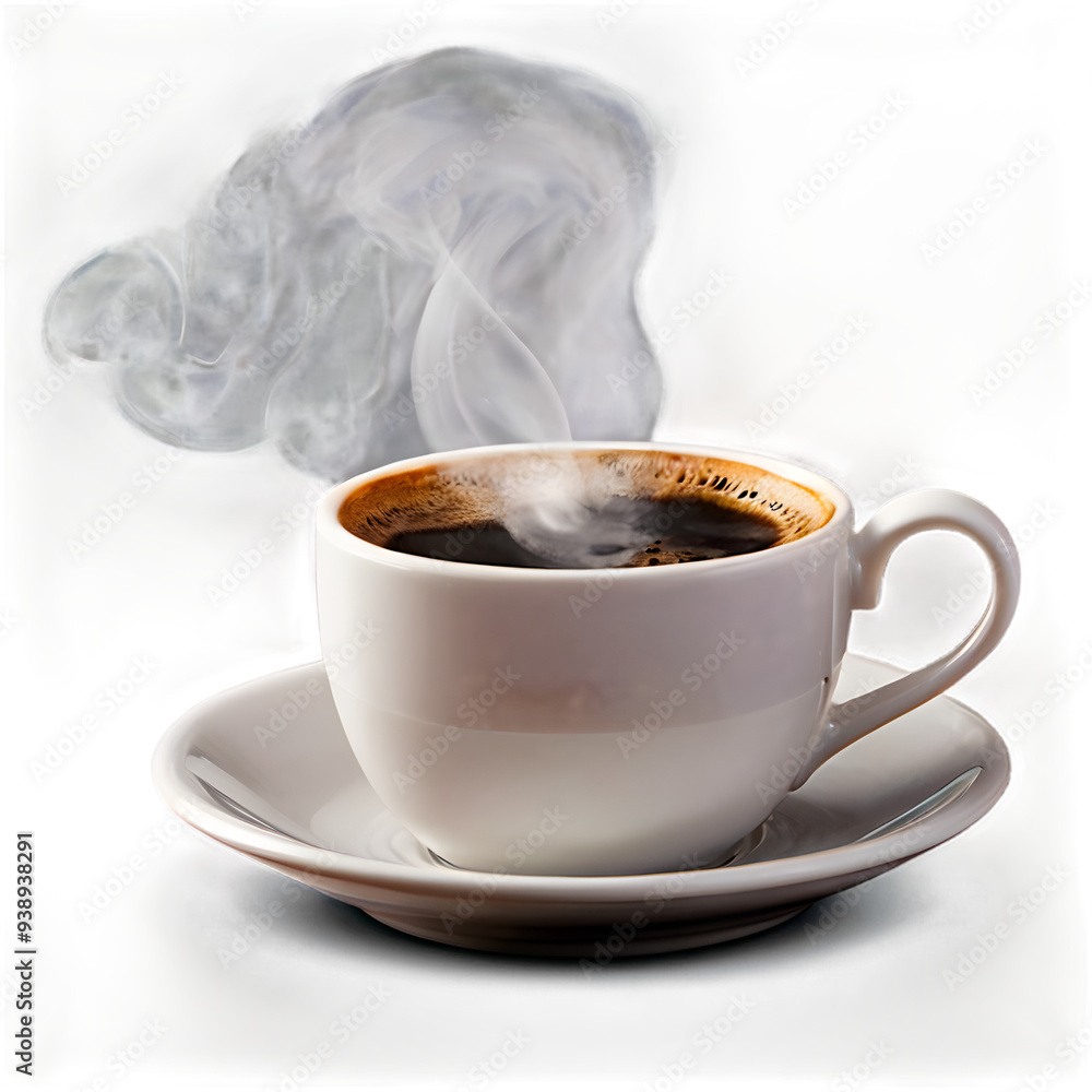 Freshly Brewed Coffee Cup (Transparent Background) Freshly Brewed Coffee Cup (Transparent Background)
