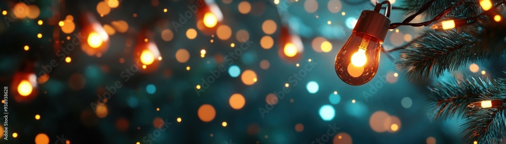 3D holiday lights, warm LED tones, cute minimal render, isolated background 3D holiday lights, warm LED tones, cute minimal render, isolated background