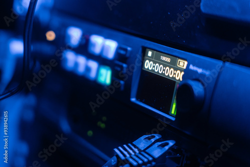 Closeup eines Videoaufnahmegeräts, Videorecorder von Blackmagic Design