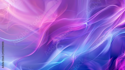 A purple and blue background with a purple and blue flame