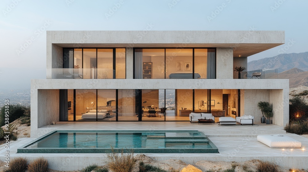White Concrete Oasis White Concrete Oasis