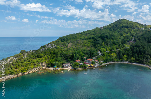 Beautiful landscape of Gideros Bay - Cide, Kastamonu, Turkey photo