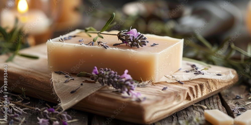 a soap, spa , lavender 