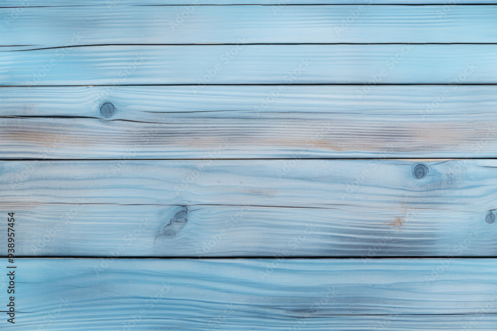 Fototapeta premium Processed collage of light blue wooden background texture. Background for banner, backdrop