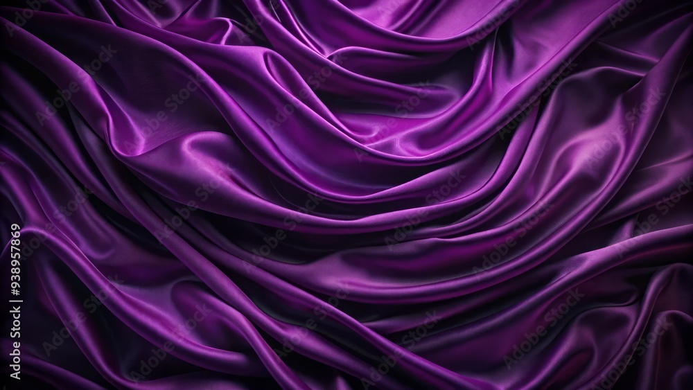 Obraz premium Rich, velvety purple background with subtle texture, evoking creativity, luxury, and sophistication, perfect for highlighting products, text, or serving as a calming visual element.