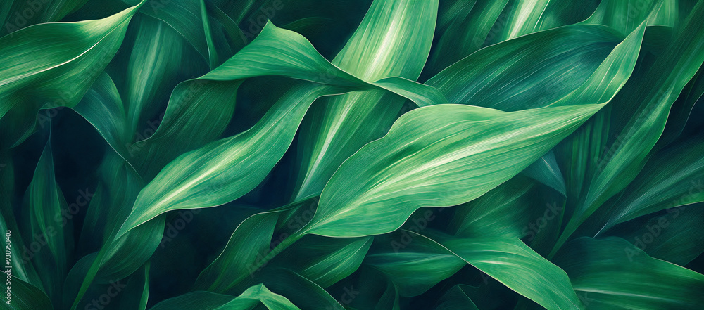 Lush Green Leaves. Lush Green Leaves.