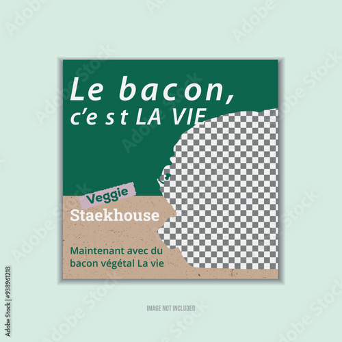 social media and facebook post template banner square web banner template