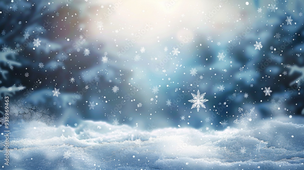 snowy background snowy background