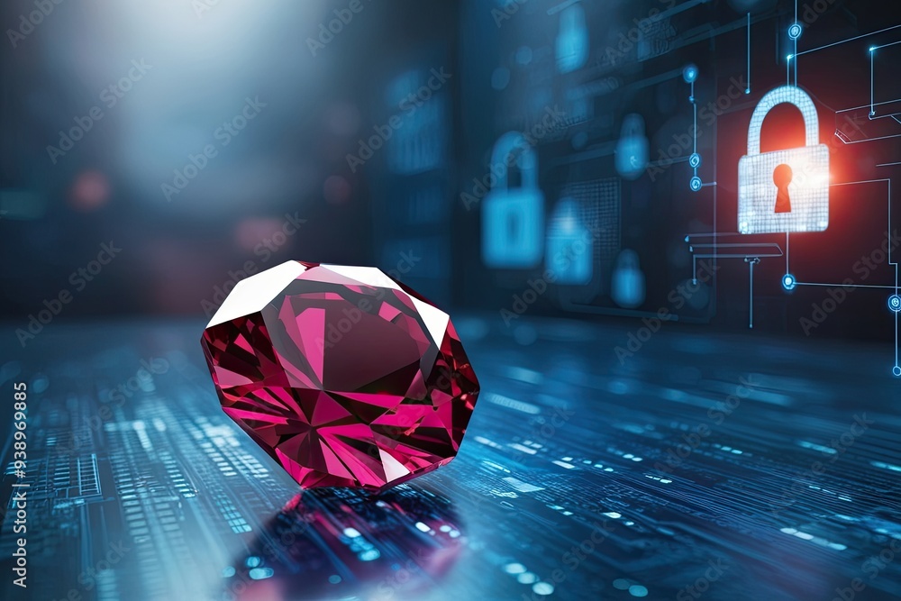 Engaging 3D Visualization of Ruby Attack on Blurred Surface