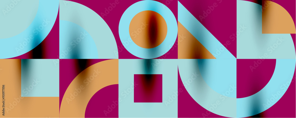 Neo memphis geometric pattern with circles, squares. Pop art abstract background for covers, banners, flyers and posters and other templates Neo memphis geometric pattern with circles, squares. Pop art abstract background for covers, banners, flyers and posters and other templates