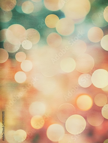 Colorful Bokeh Background with Soft Blurry Lights