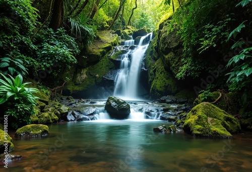 waterfall in the forest