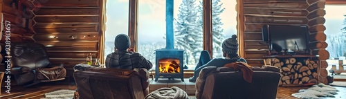 Cozy Mountain Lodge Firepla...